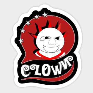 Clown Sticker